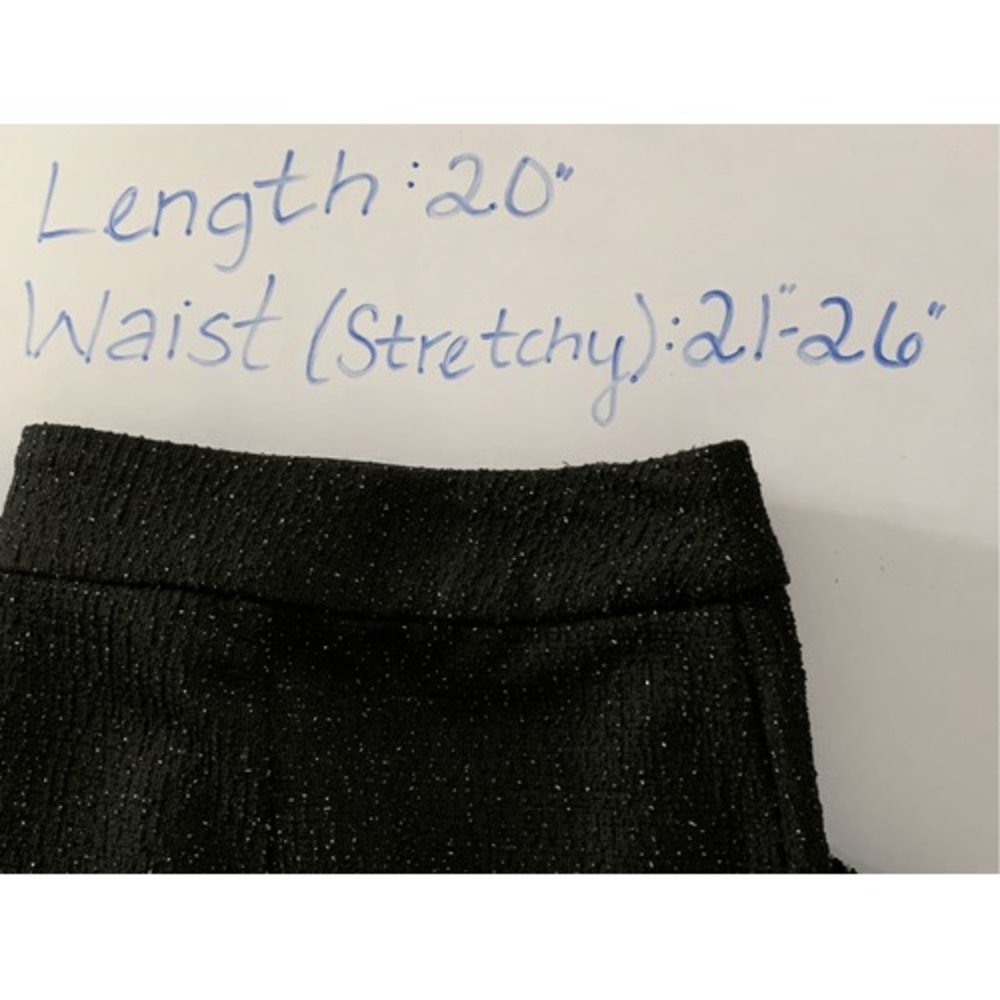 Brand New Lane Bryant Black Tweed Mini Skirt Womens Size 18 Office Career Event - Picture 14 of 16